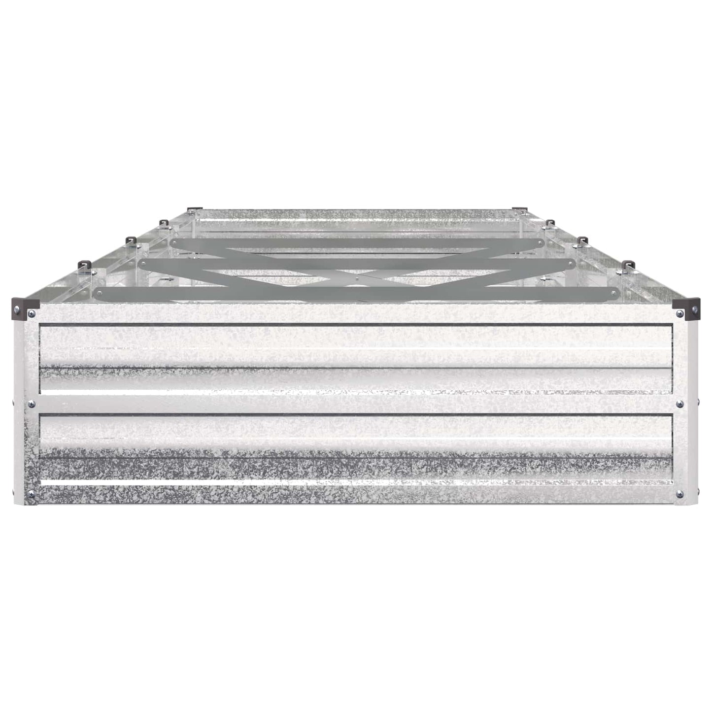 Hævet Havebed Sølv 320 x 80 x 24 cm galvaniseret