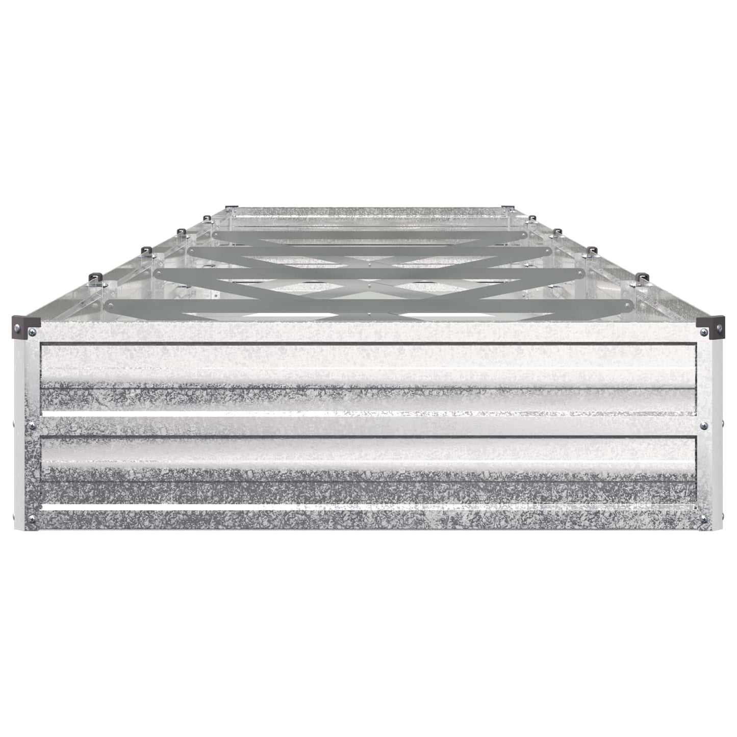 Hævet Havebed Sølv 400 x 80 x 24 cm galvaniseret