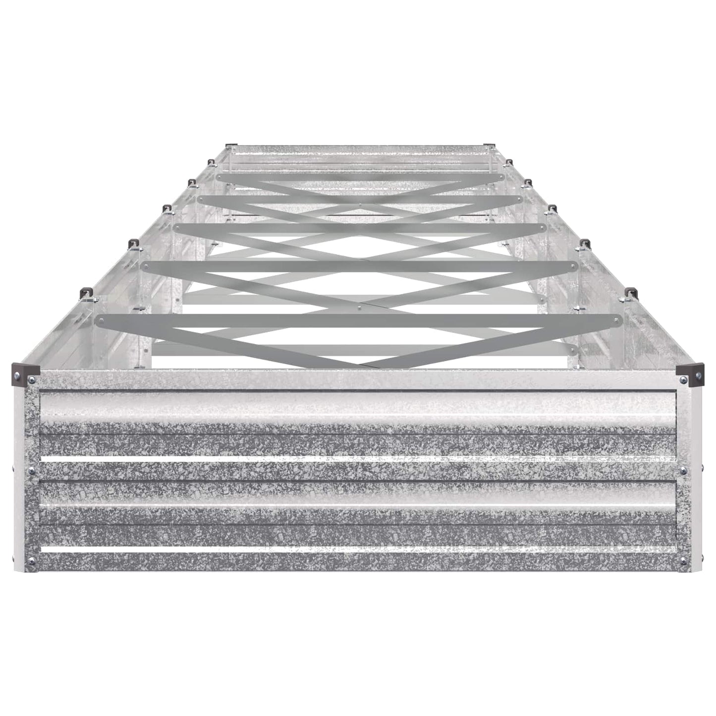 Hævet Havebed Sølv 600 x 80 x 24 cm galvaniseret