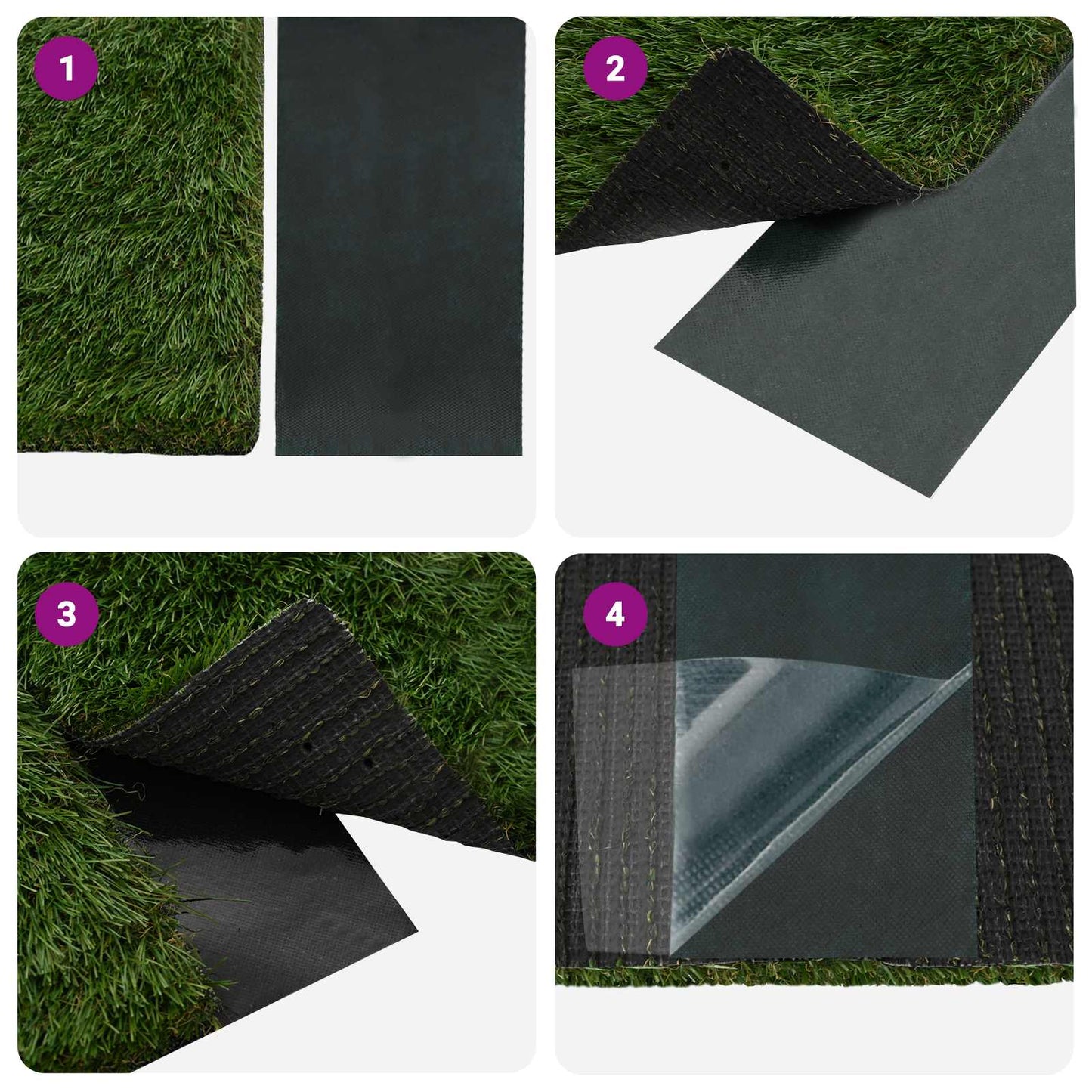 Selvklæbende kunstgræs tape Grøn 15 cm x 10 m Non-woven stof
