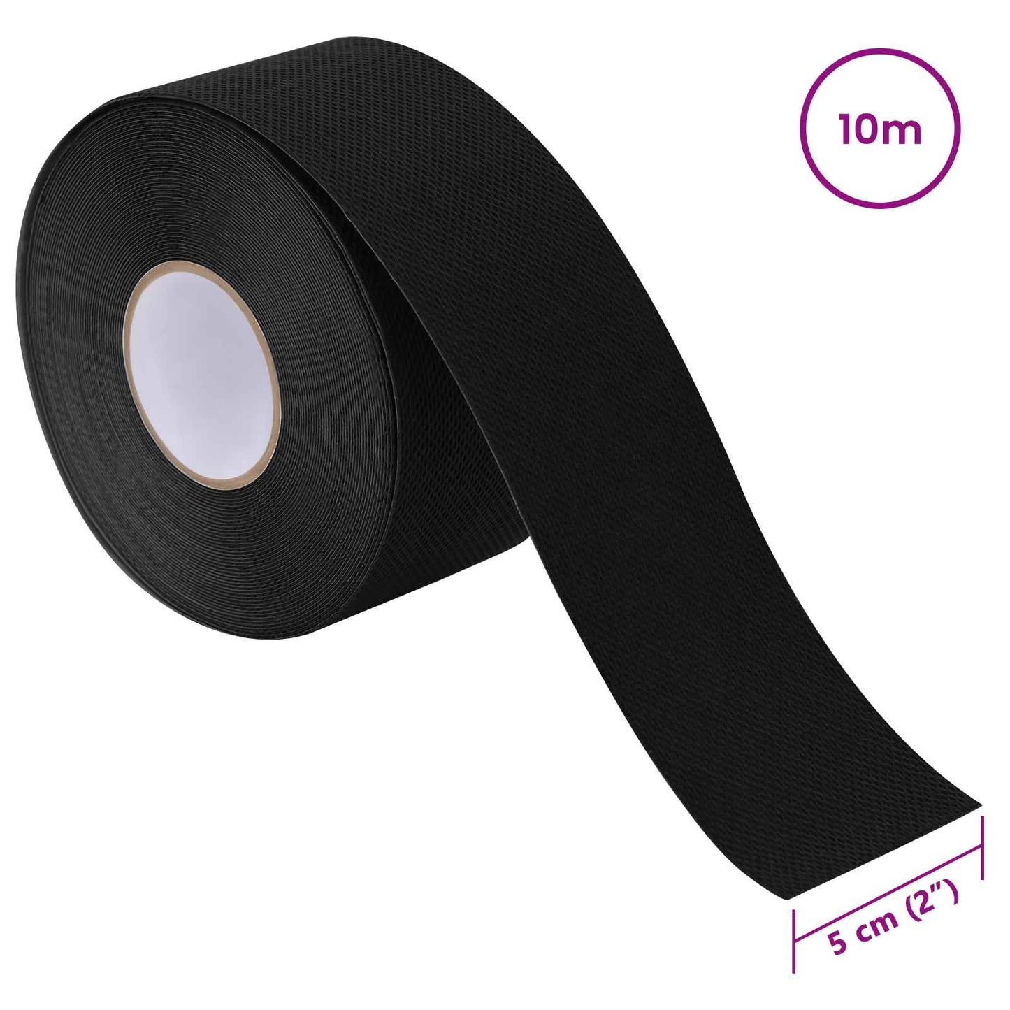 Selvklæbende kunstgræs tape Sort 10 x 0,05 cm Non-woven stof