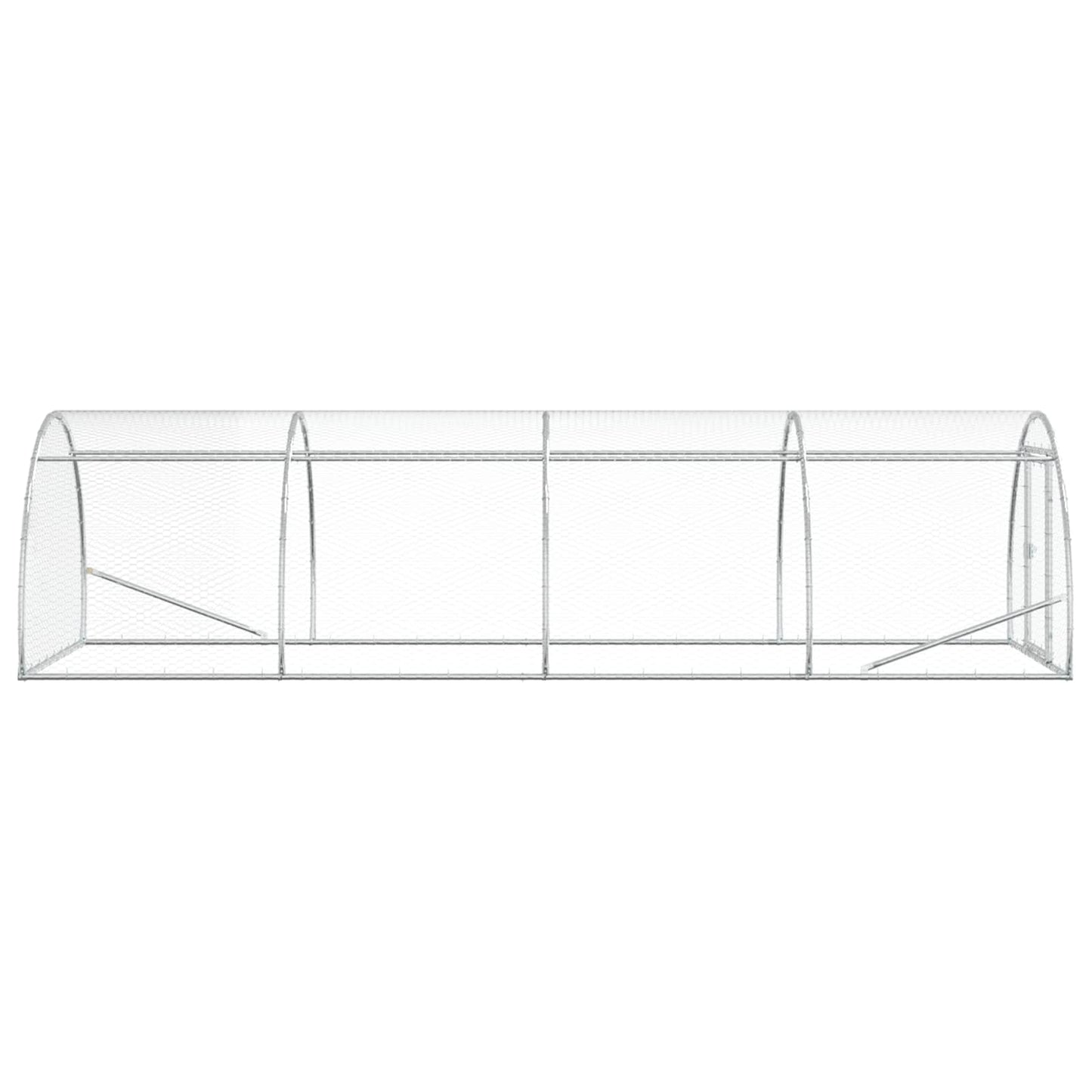 Kyllingehus Sølv 400 x 150 x 100 cm Galvaniseret stål