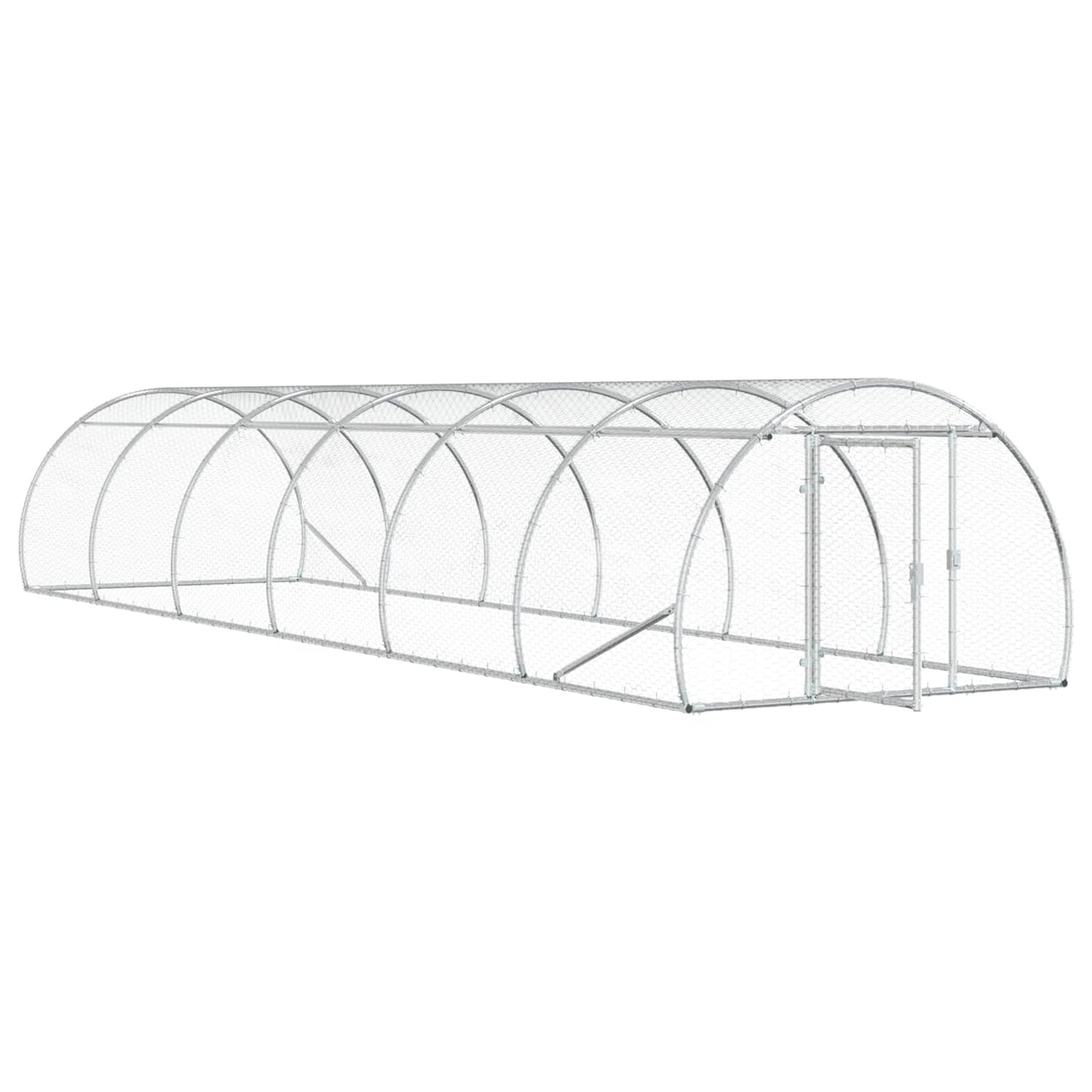 Kyllingehus Sølv 600 x 150 x 100 cm Galvaniseret stål