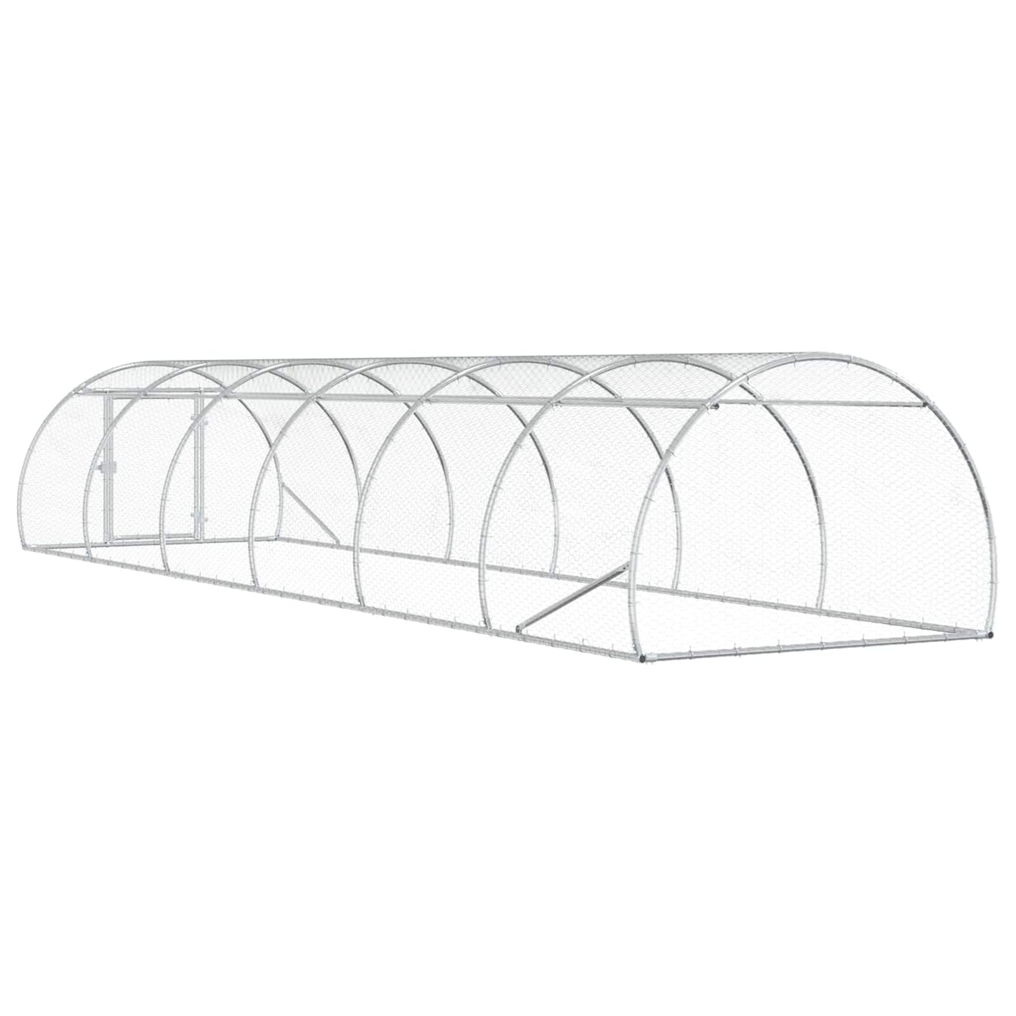 Kyllingehus Sølv 600 x 150 x 100 cm Galvaniseret stål