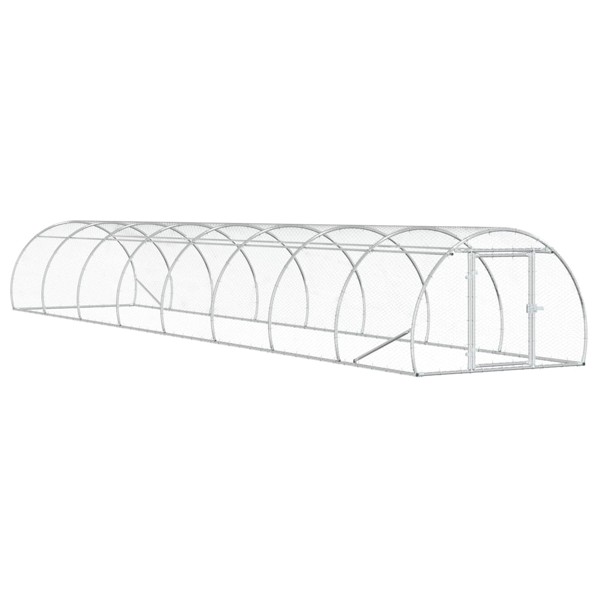 Kyllingehus Sølv 800 x 150 x 100 cm Galvaniseret stål
