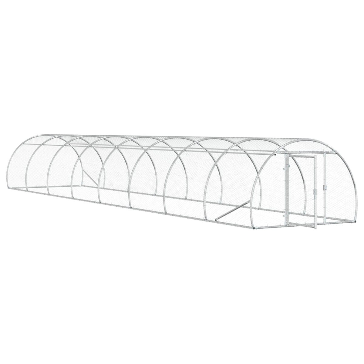 Kyllingehus Sølv 800 x 150 x 100 cm Galvaniseret stål