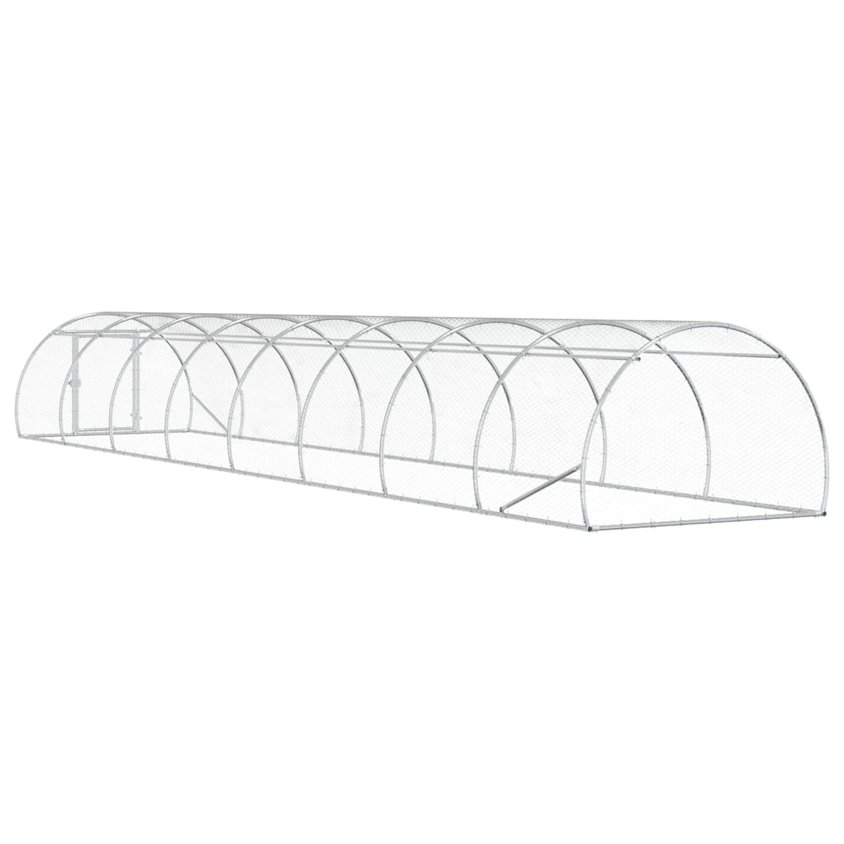 Kyllingehus Sølv 800 x 150 x 100 cm Galvaniseret stål