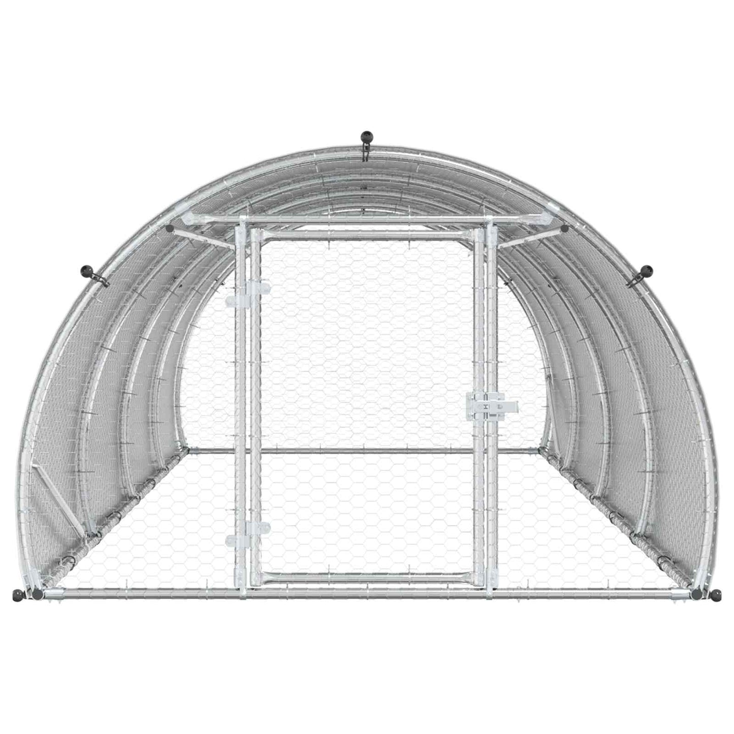 Kyllingehus Sølv 400 x 150 x 100 cm Galvaniseret stål