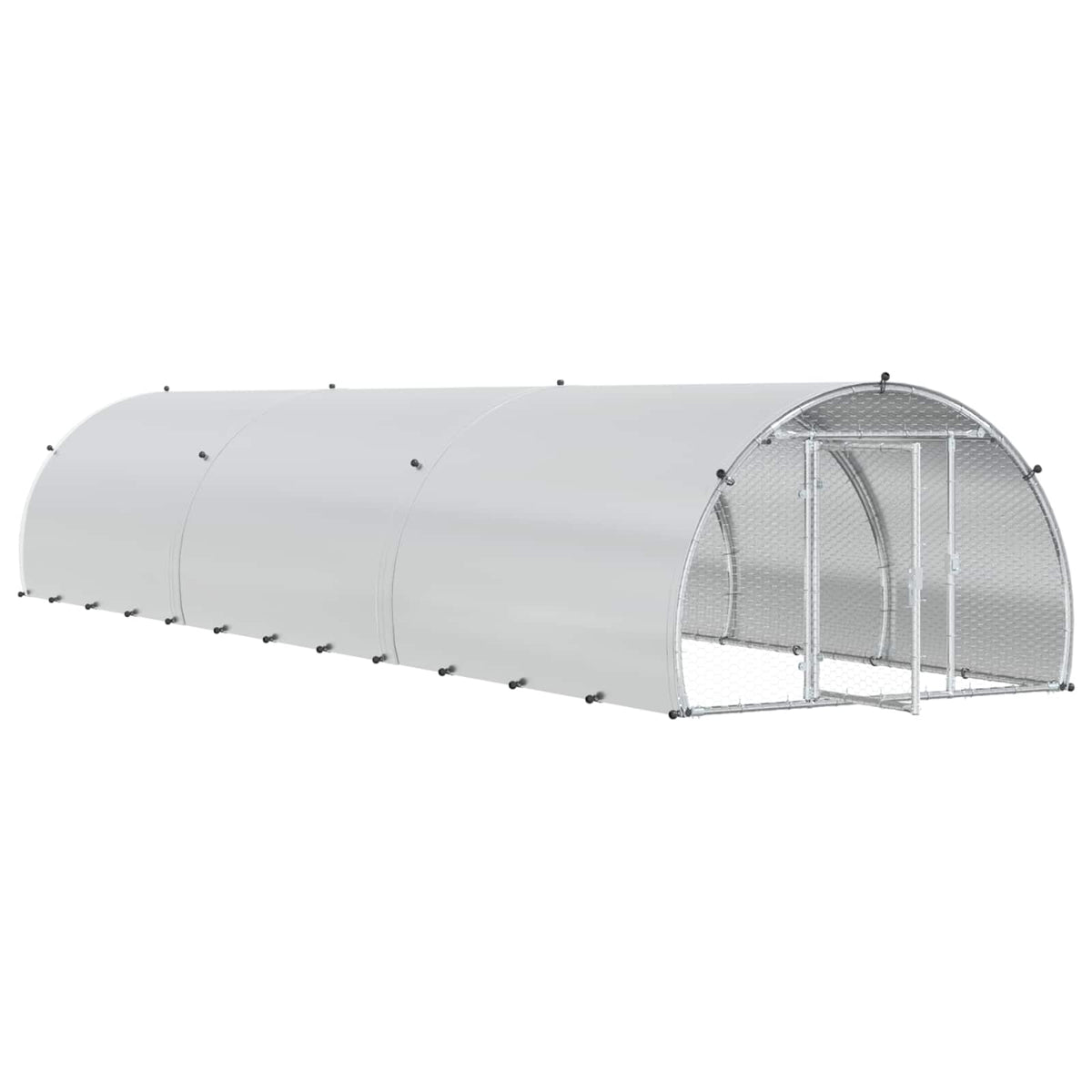 Kyllingehus Sølv 600 x 150 x 100 cm Galvaniseret stål
