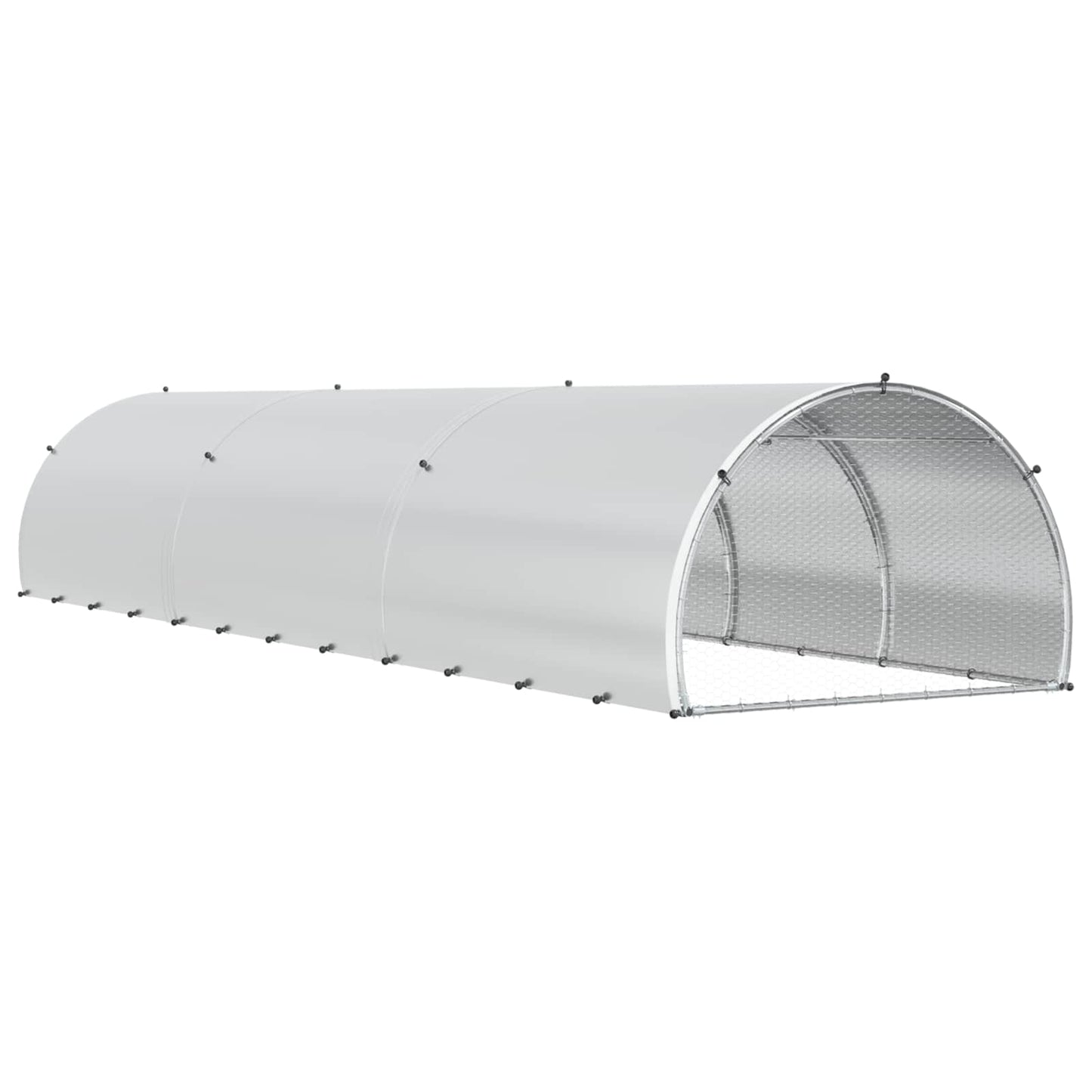 Kyllingehus Sølv 600 x 150 x 100 cm Galvaniseret stål