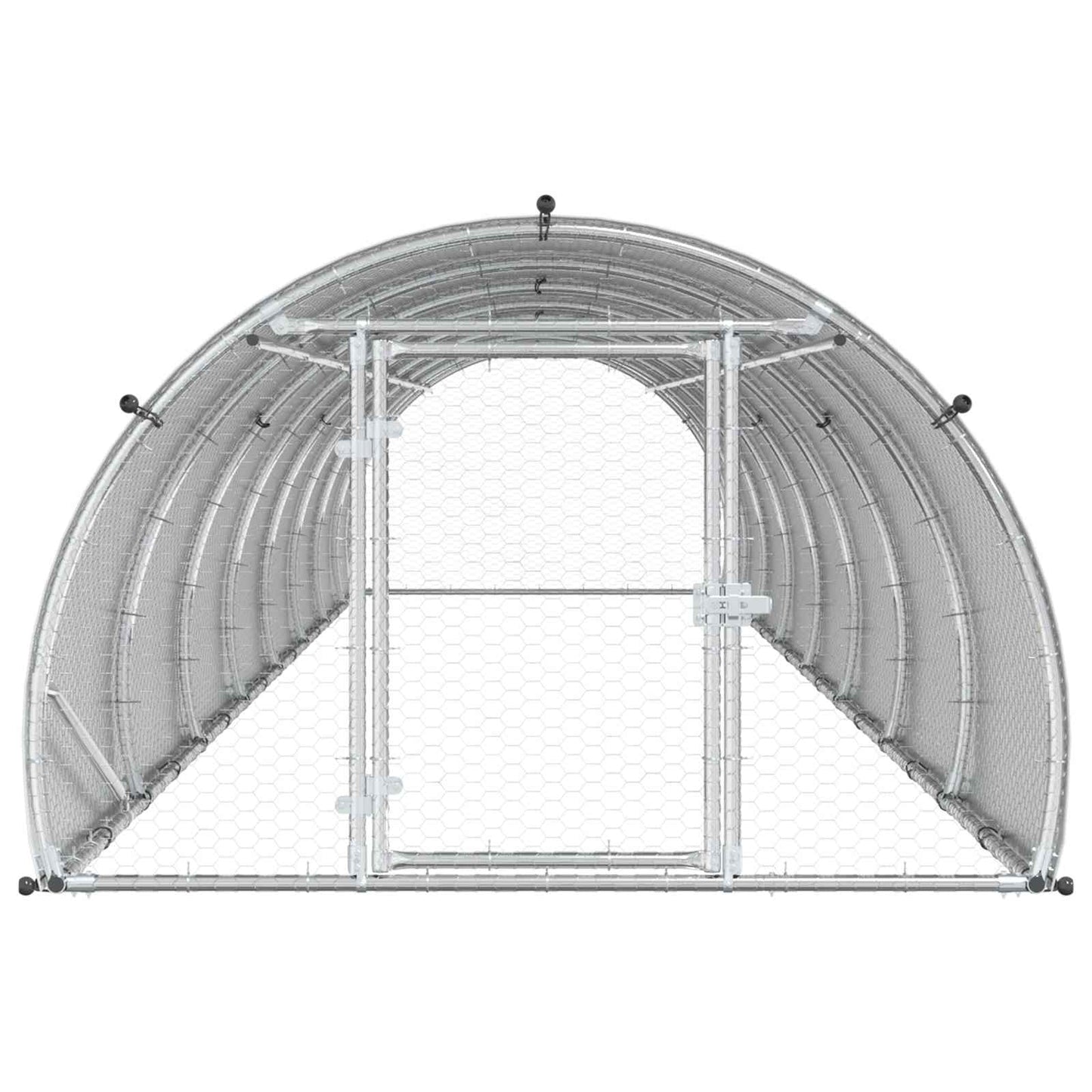 Kyllingehus Sølv 800 x 150 x 100 cm Galvaniseret stål