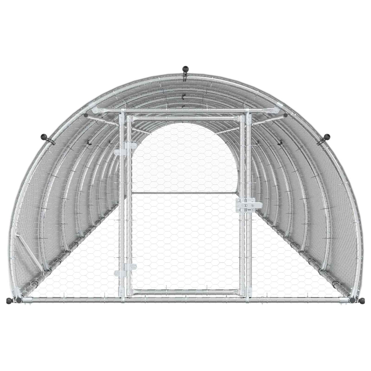 Kyllingehus Sølv 1000 x 150 x 100 cm Galvaniseret stål