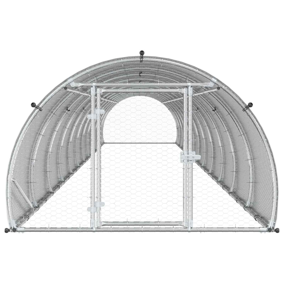 Kyllingehus Sølv 1200 x 150 x 100 cm Galvaniseret stål
