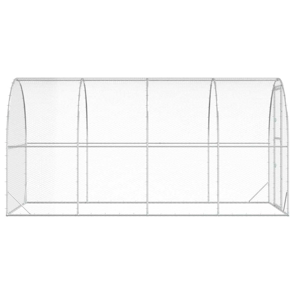 Kyllingehus Sølv 400 x 200 x 200 cm Galvaniseret stål