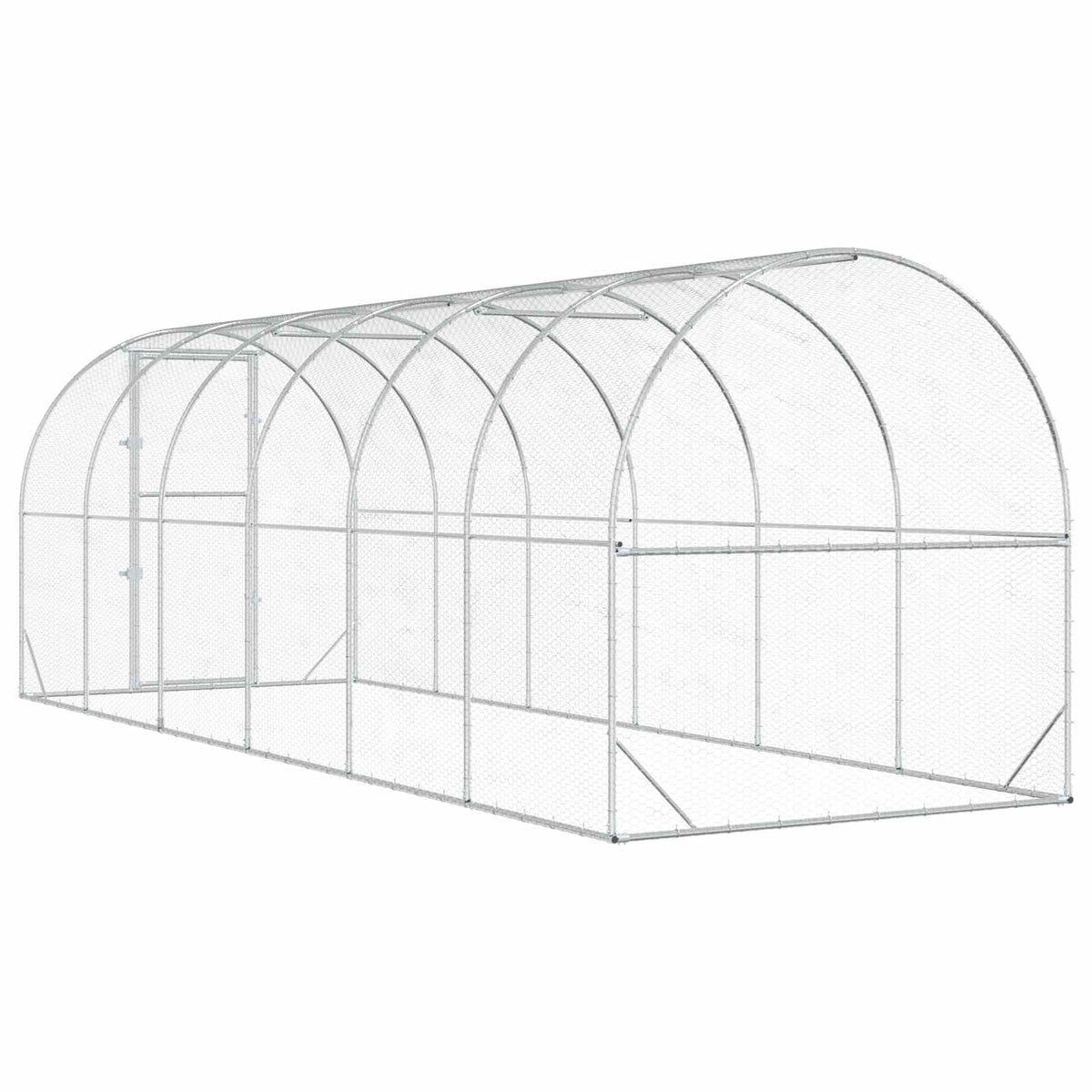 Kyllingehus Sølv 600 x 200 x 200 cm Galvaniseret stål
