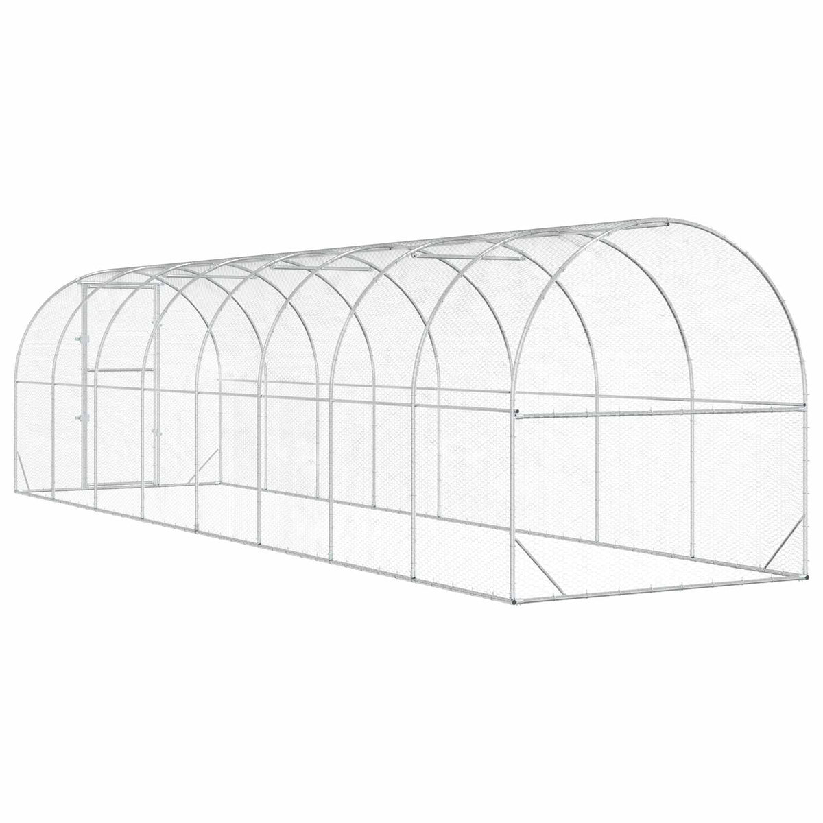 Kyllingehus Sølv 800 x 200 x 200 cm Galvaniseret stål
