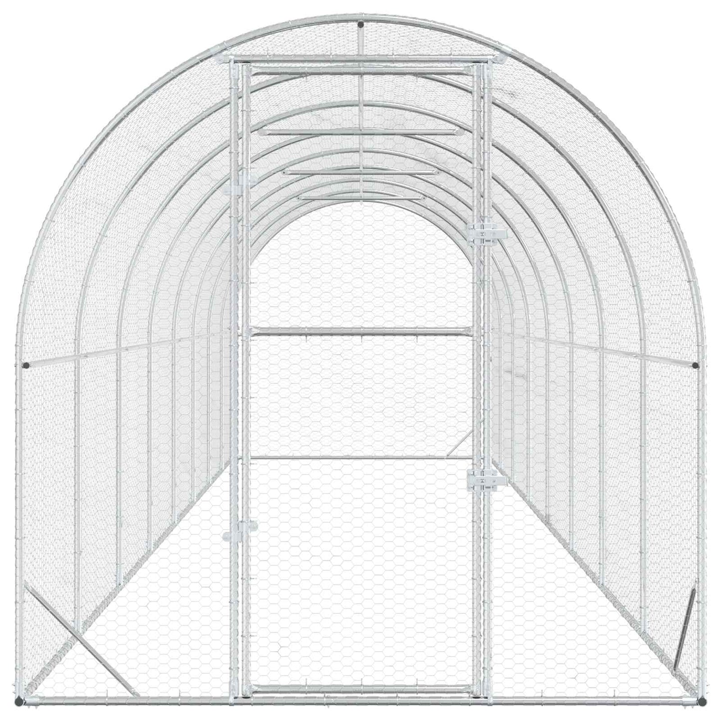 Kyllingehus Sølv 800 x 200 x 200 cm Galvaniseret stål