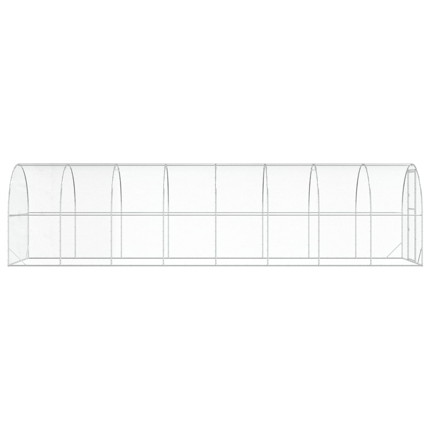 Kyllingehus Sølv 800 x 200 x 200 cm Galvaniseret stål