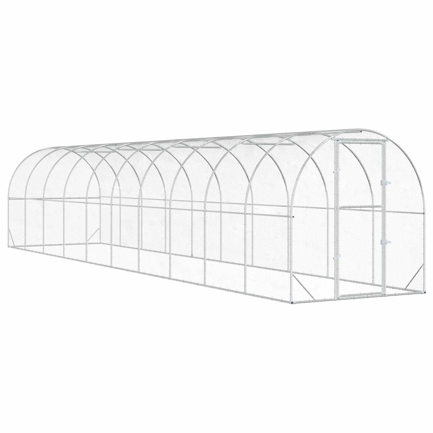 Kyllingehus Sølv 1000 x 200 x 200 cm Galvaniseret stål