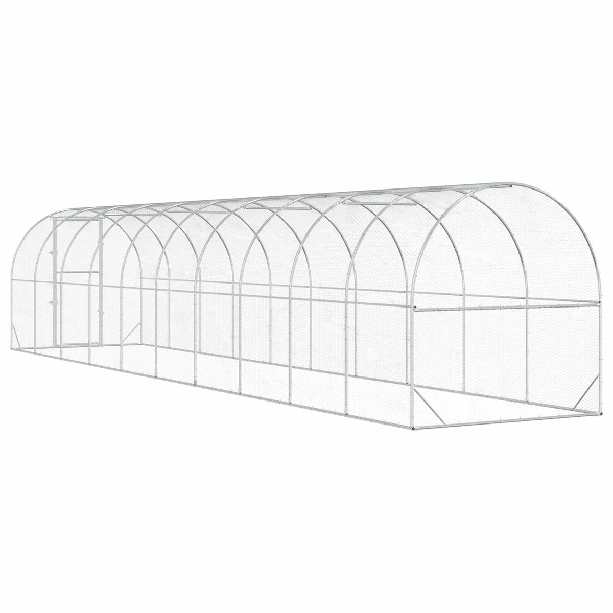 Kyllingehus Sølv 1000 x 200 x 200 cm Galvaniseret stål