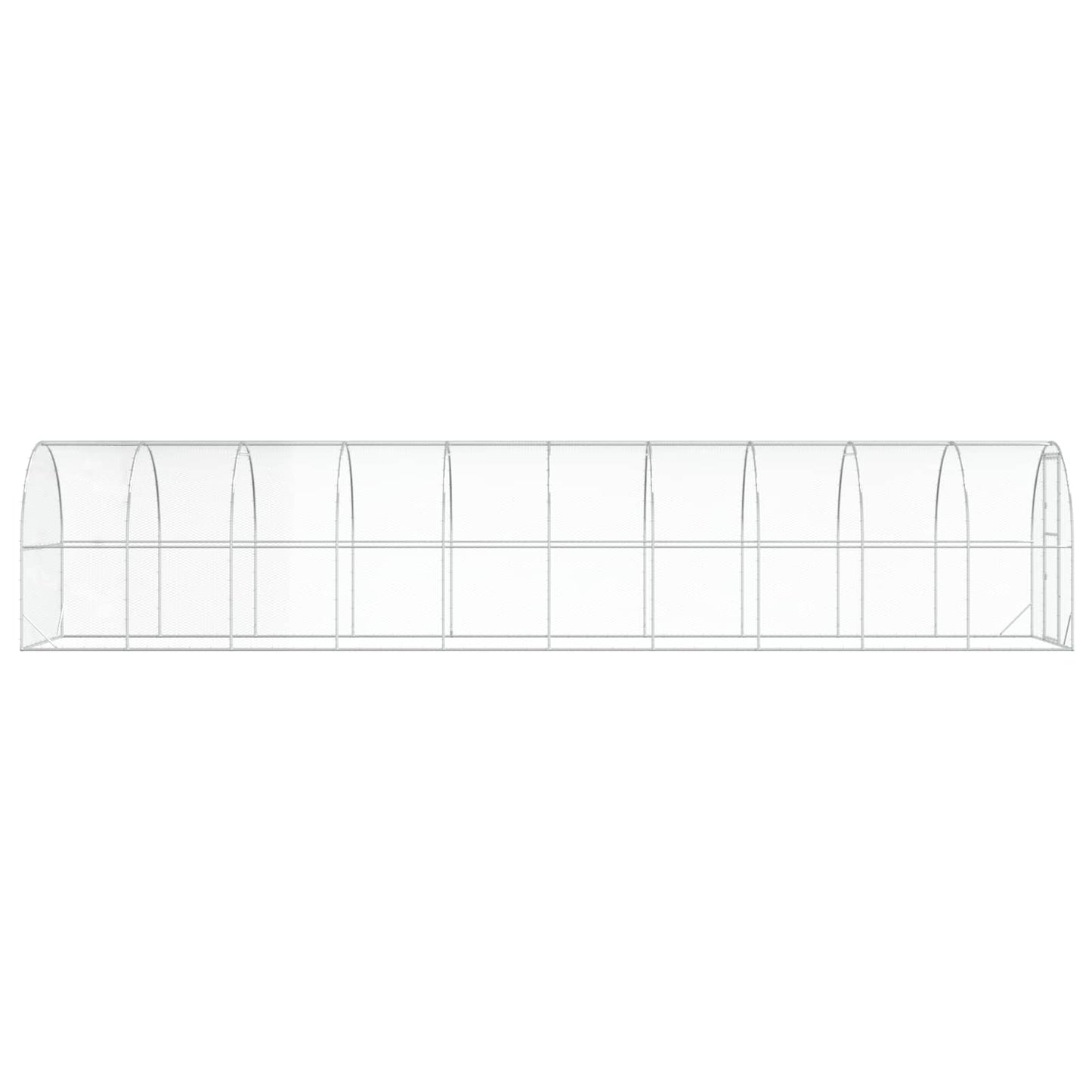 Kyllingehus Sølv 1000 x 200 x 200 cm Galvaniseret stål