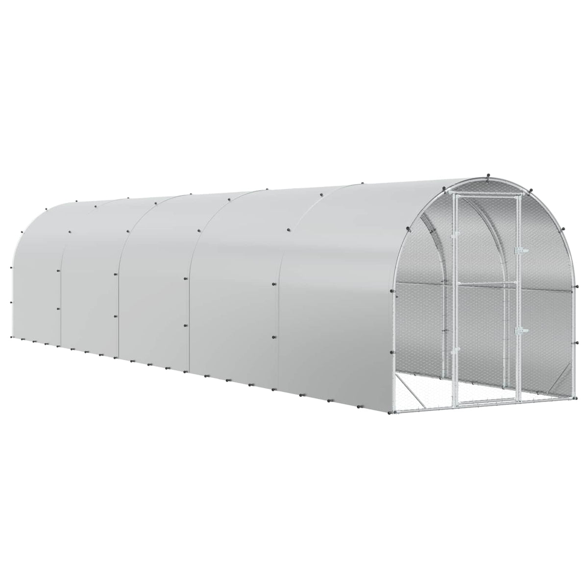Kyllingehus Sølv 1000 x 200 x 200 cm Galvaniseret stål