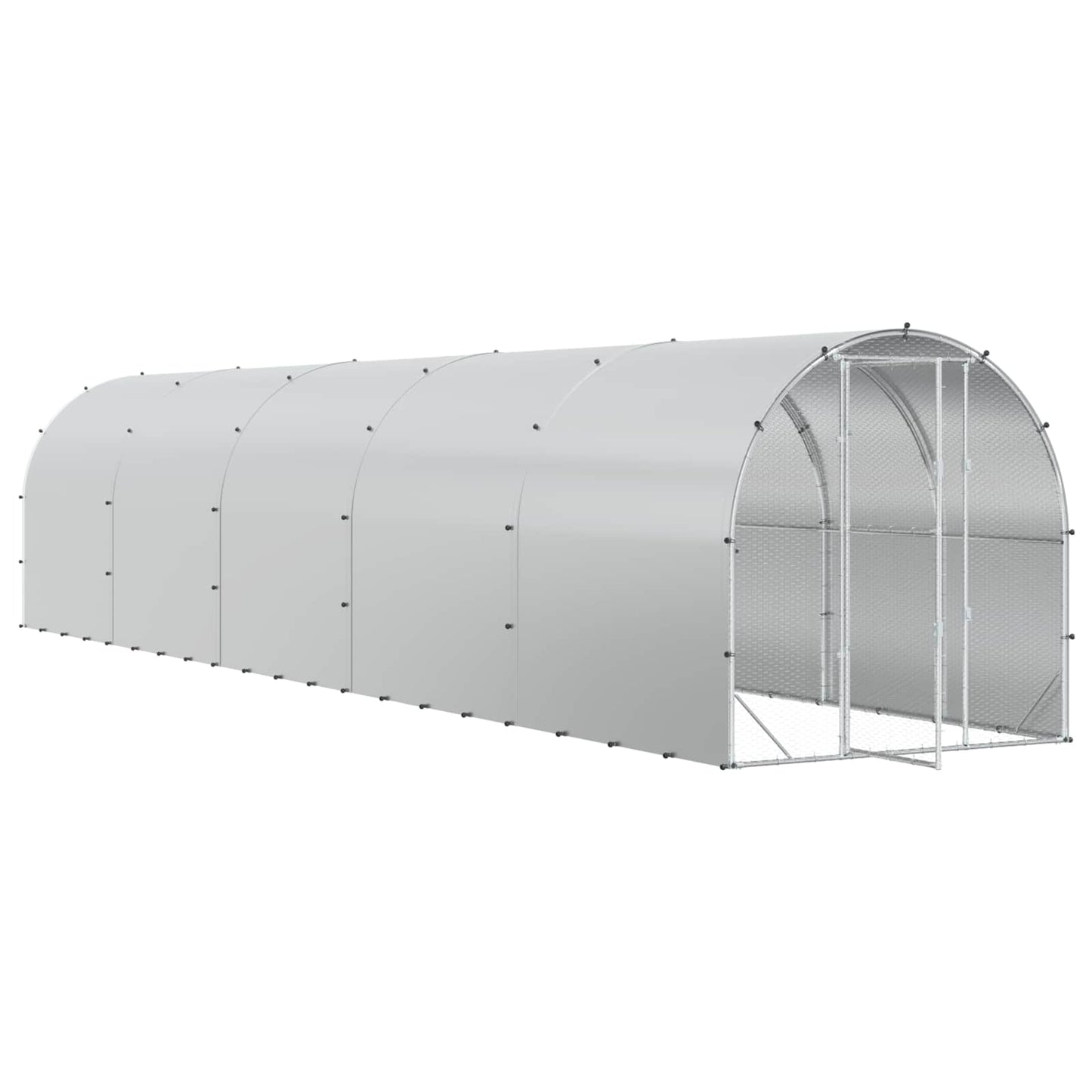 Kyllingehus Sølv 1000 x 200 x 200 cm Galvaniseret stål