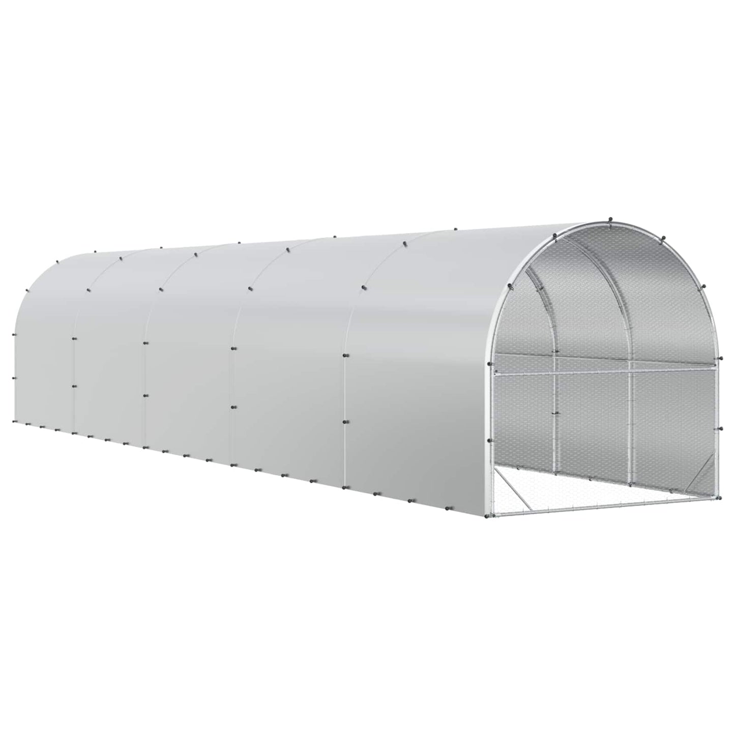 Kyllingehus Sølv 1000 x 200 x 200 cm Galvaniseret stål