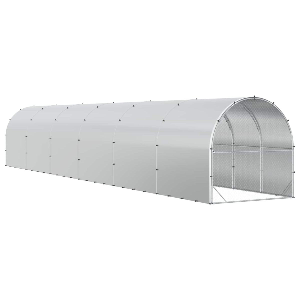 Kyllingehus Sølv 1200 x 200 x 200 cm Galvaniseret stål