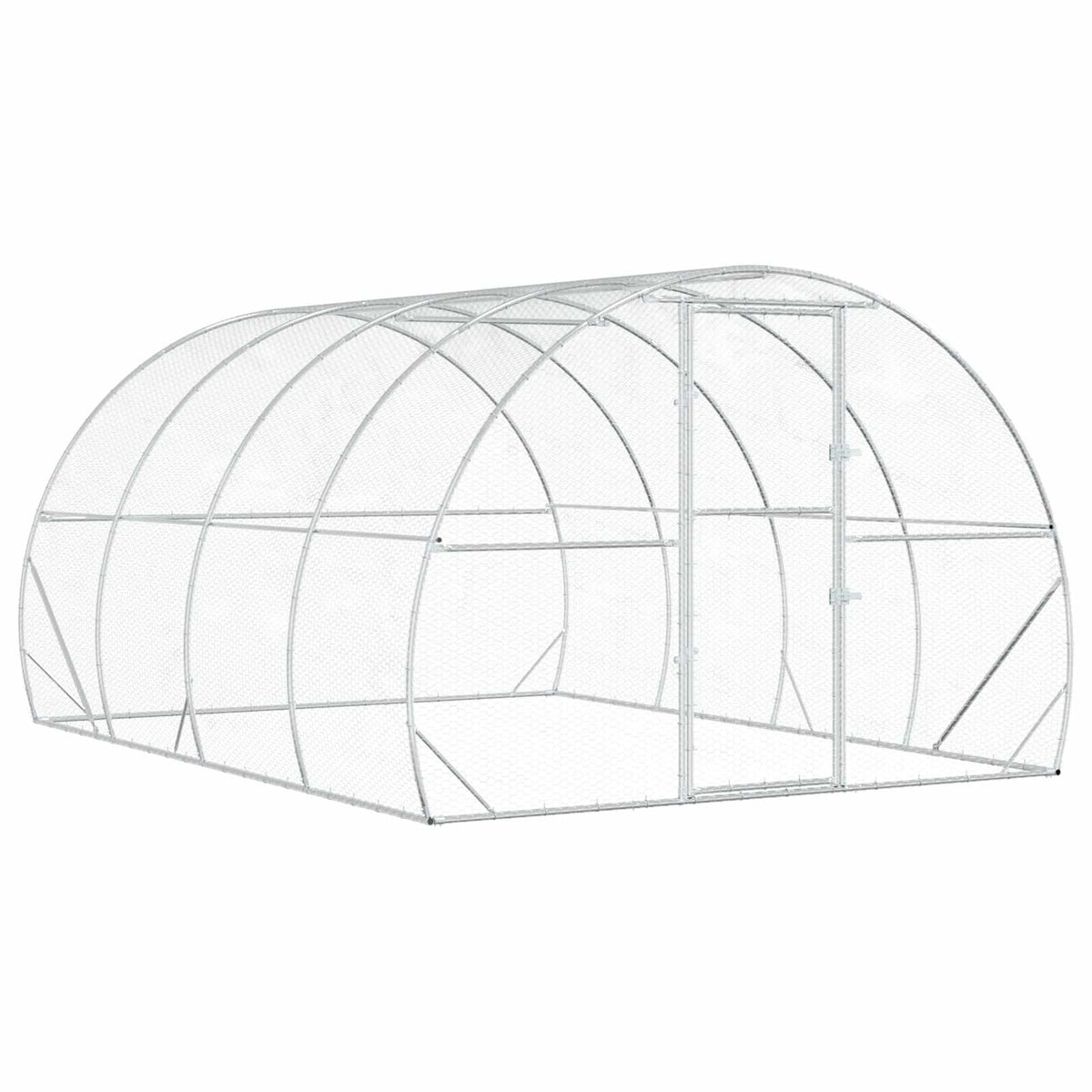 Kyllingehus Sølv 400 x 300 x 200 cm Galvaniseret stål