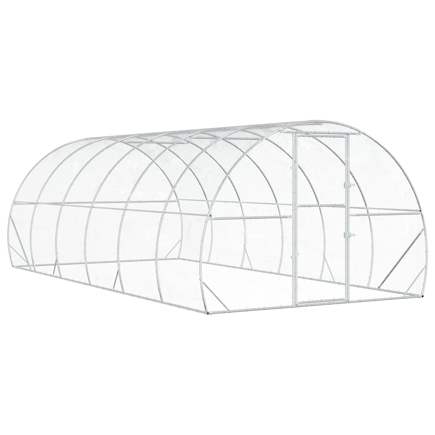 Kyllingehus Sølv 600 x 300 x 200 cm Galvaniseret stål