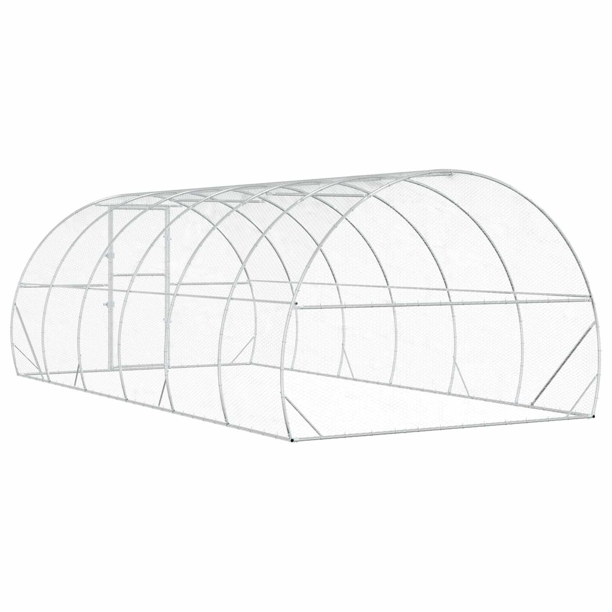 Kyllingehus Sølv 600 x 300 x 200 cm Galvaniseret stål