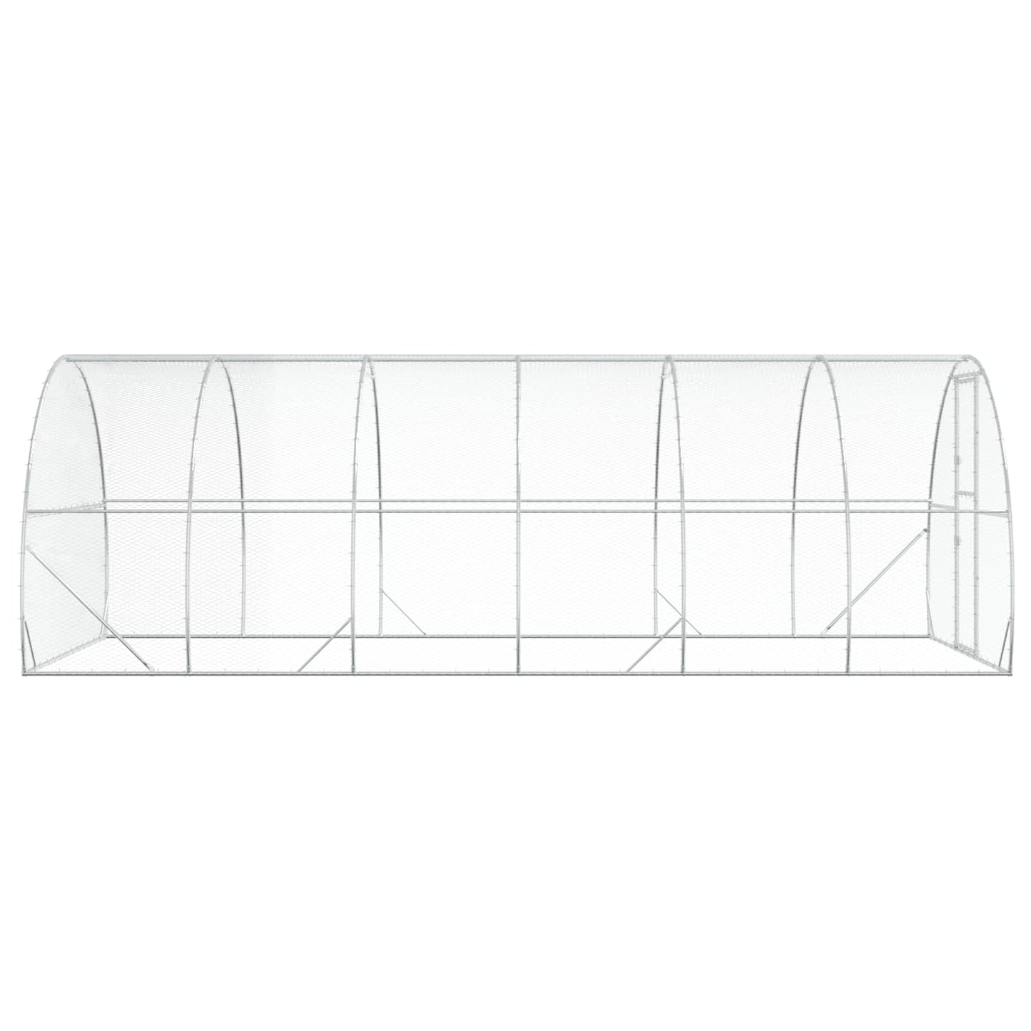 Kyllingehus Sølv 600 x 300 x 200 cm Galvaniseret stål