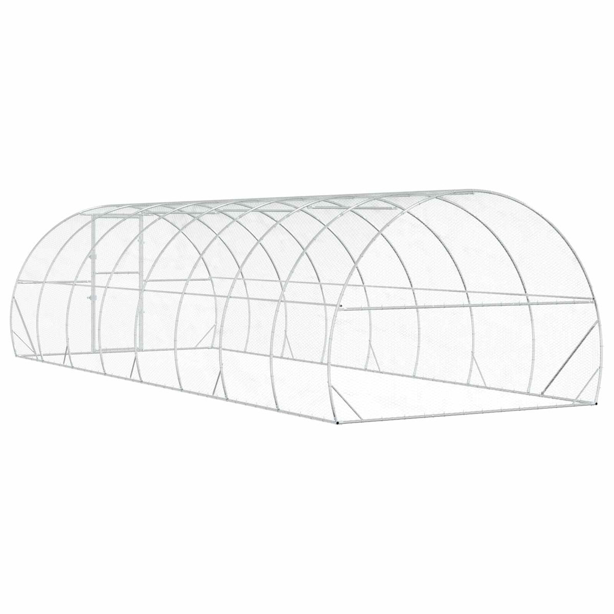Kyllingehus Sølv 800 x 300 x 200 cm Galvaniseret stål