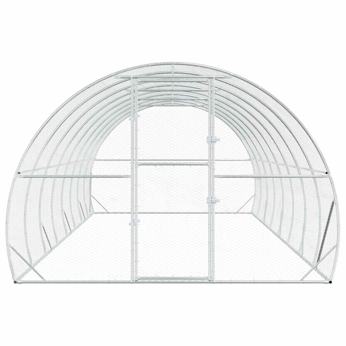 Kyllingehus Sølv 800 x 300 x 200 cm Galvaniseret stål