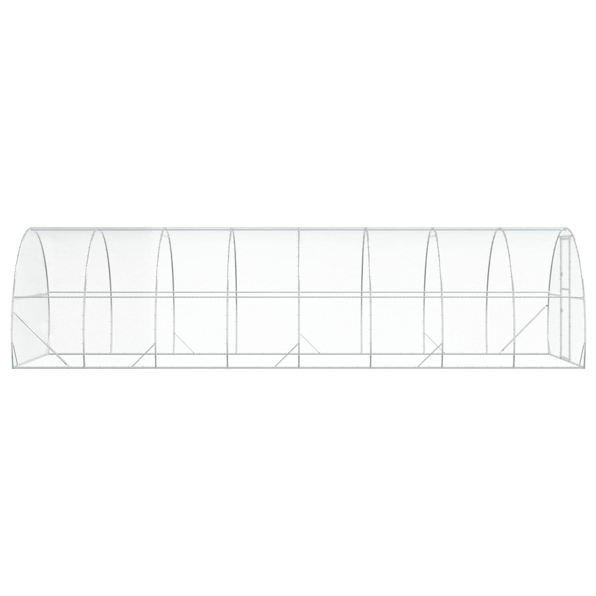 Kyllingehus Sølv 800 x 300 x 200 cm Galvaniseret stål