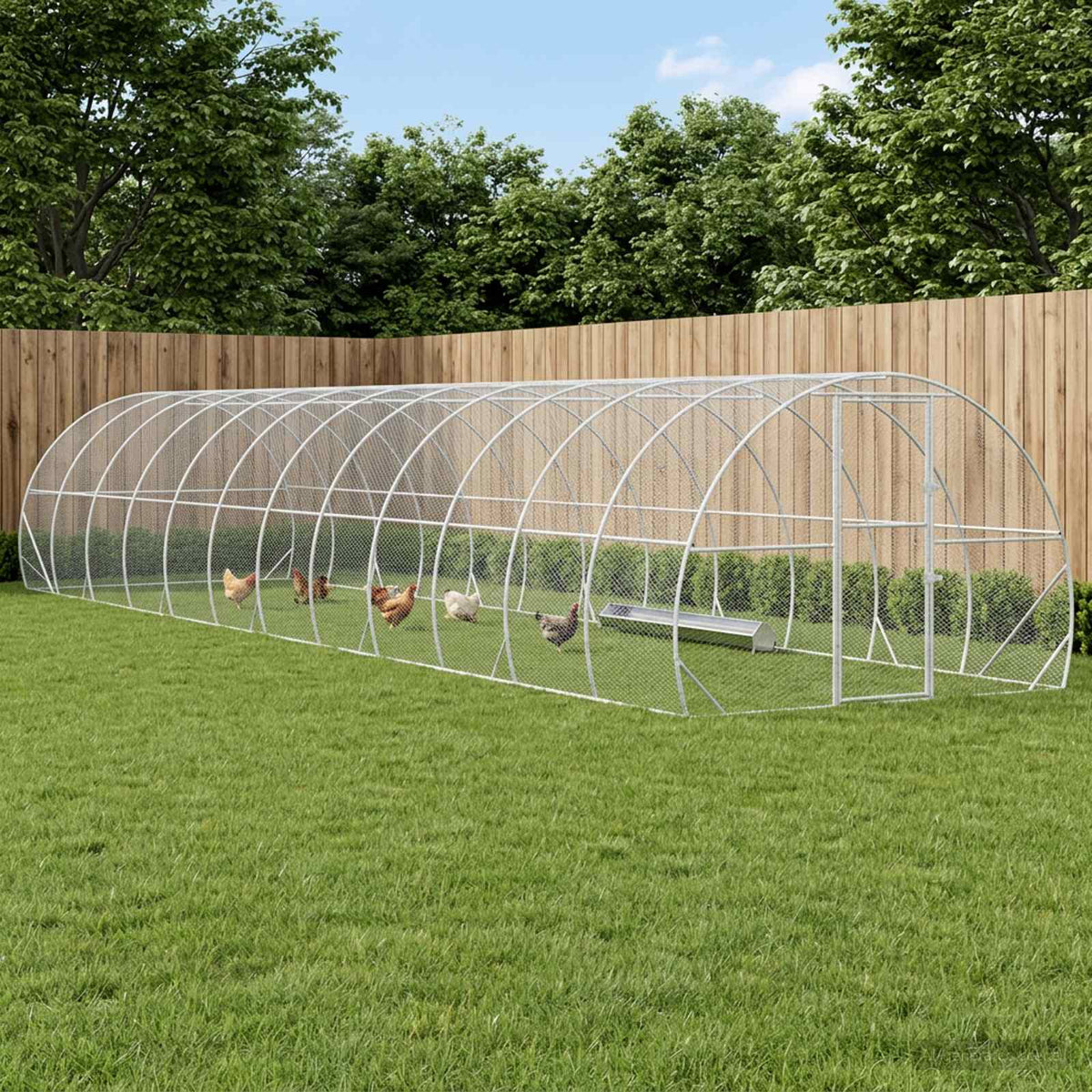 Kyllingehus Sølv 1200 x 300 x 200 cm Galvaniseret stål