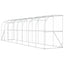Hønsehus Mod Væg Sølv 600 x 150 x 215 cm Galvaniseret stål