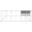 Hønsehus Mod Væg Sølv 600 x 100 x 215 cm Galvaniseret stål