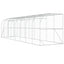 Hønsehus Mod Væg Sølv 600 x 150 x 215 cm Galvaniseret stål