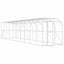 Hønsehus Mod Væg Sølv 600 x 150 x 215 cm Galvaniseret stål