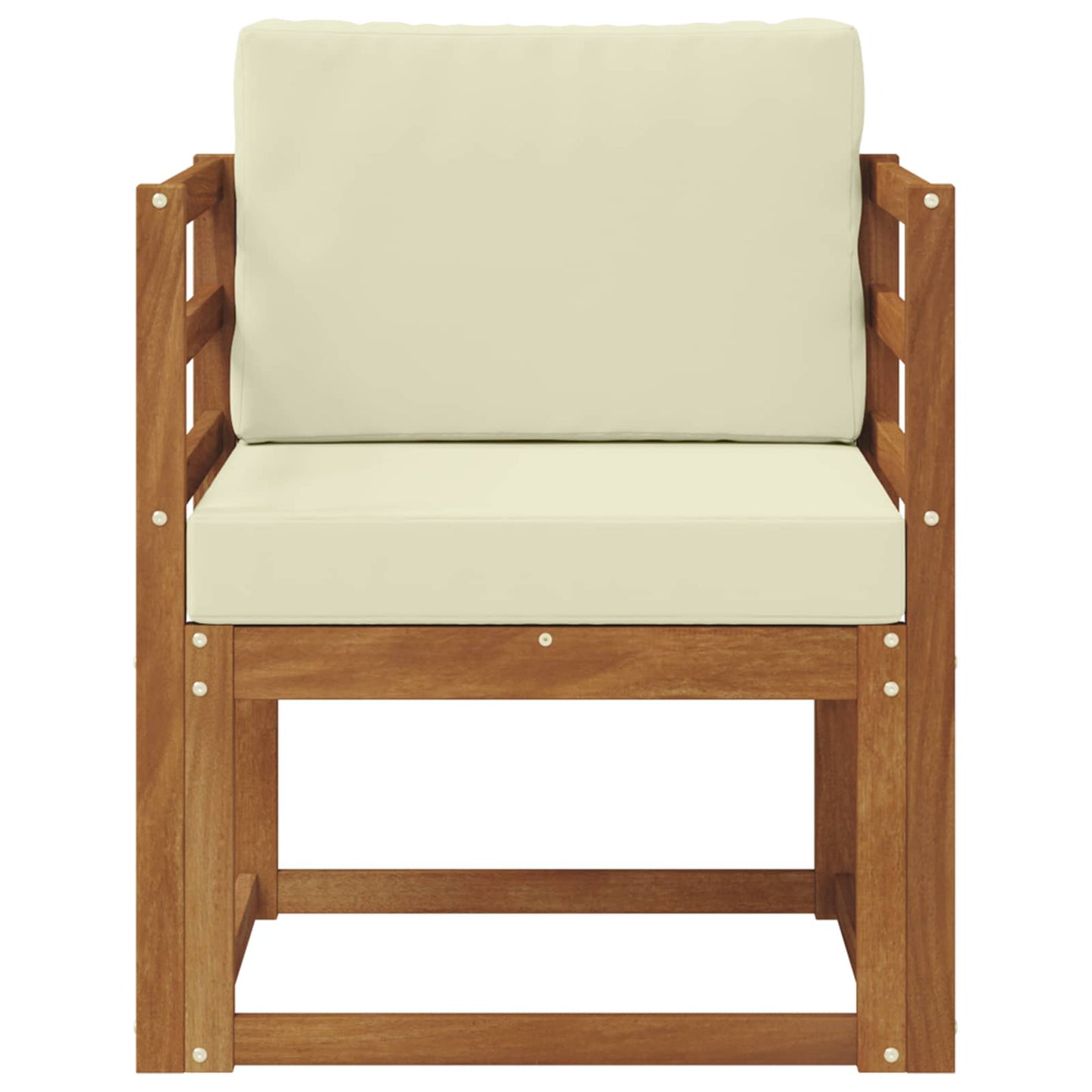 Udendørs sofa Soli Akacietræ og polyester Naturfarvet