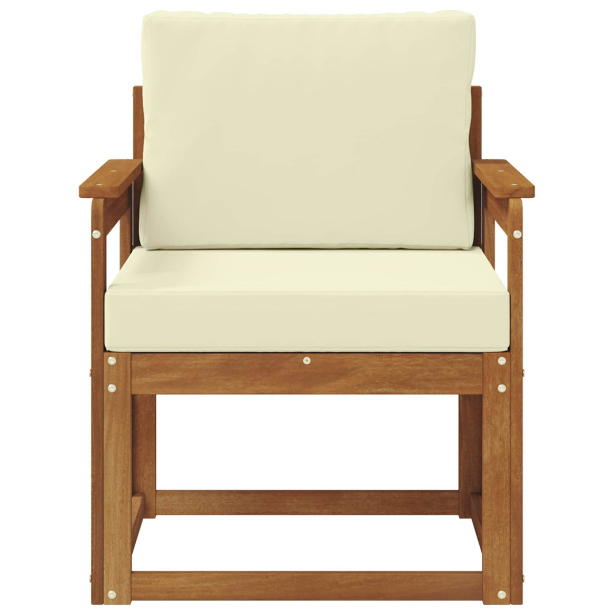 Udendørs sofa Soli Akacietræ og polyester Naturfarvet
