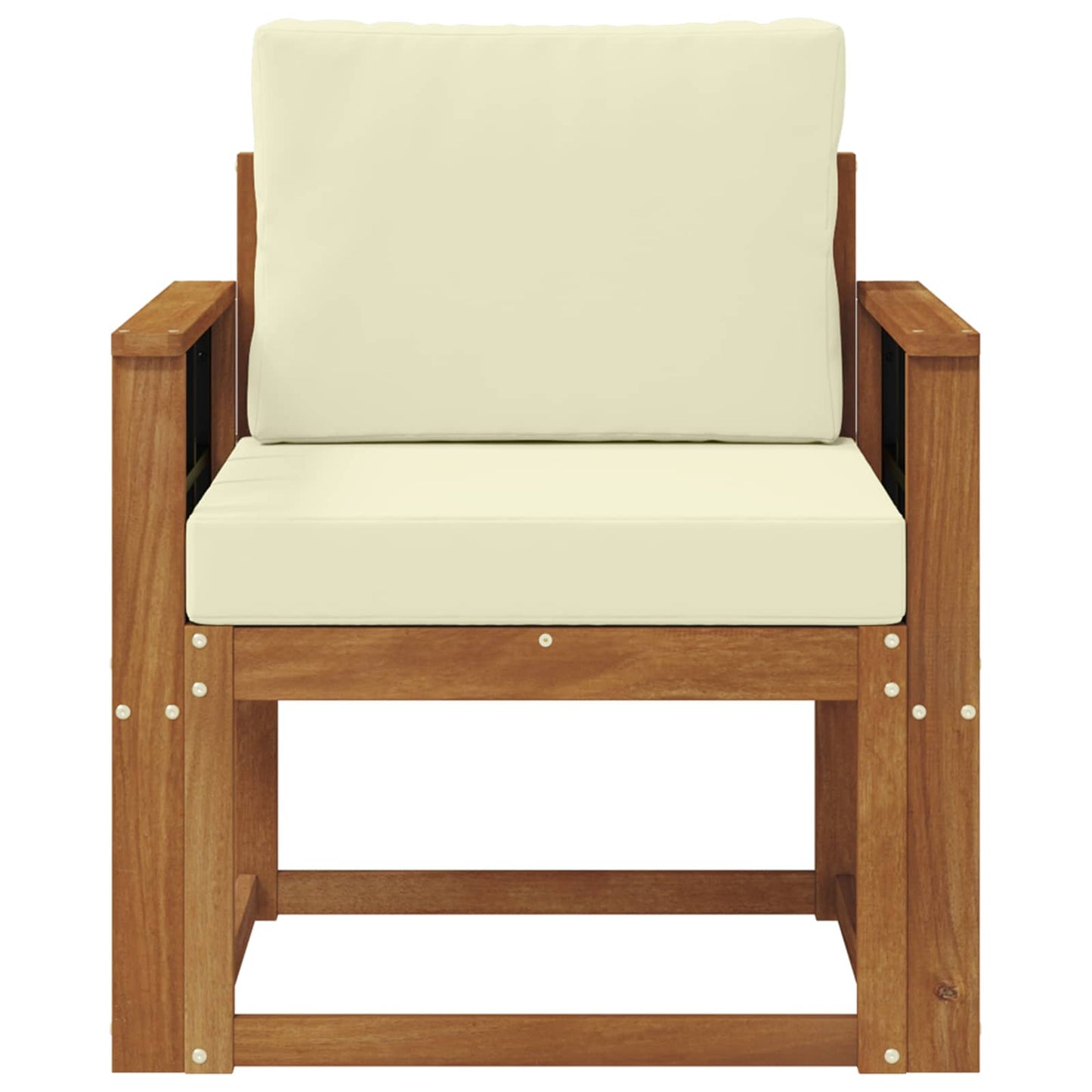 Udendørs sofa Soli Akacietræ og polyester Naturfarvet