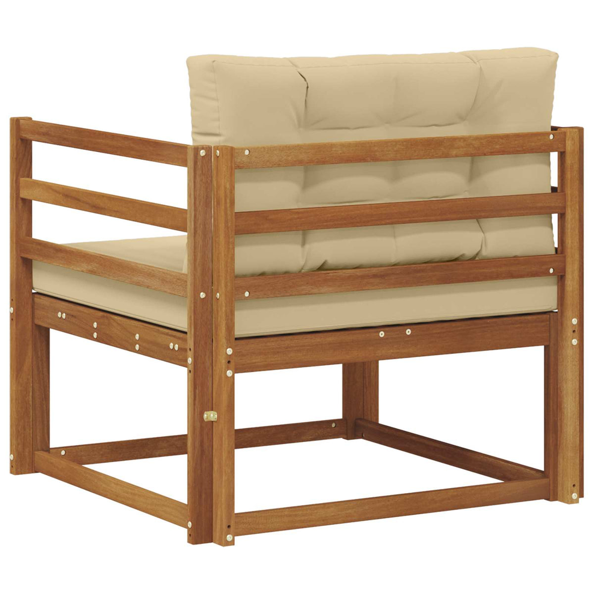 Udendørs Mellem Sofa Naturfarvet