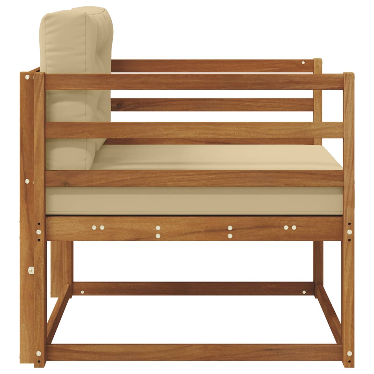 Udendørs Mellem Sofa Naturfarvet