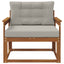 Udendørs Mellem Sofa Naturfarvet
