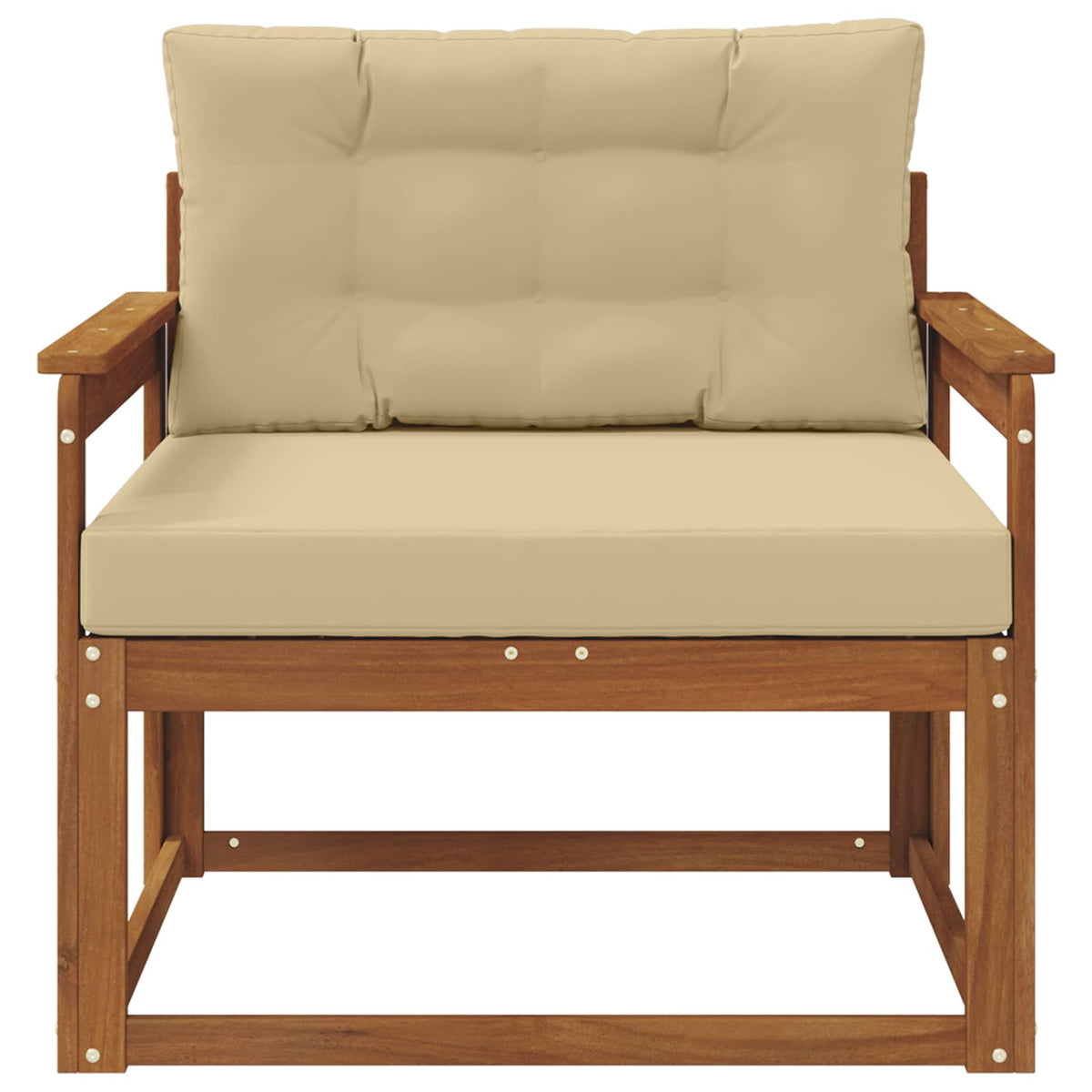 Udendørs Mellem Sofa Naturfarvet