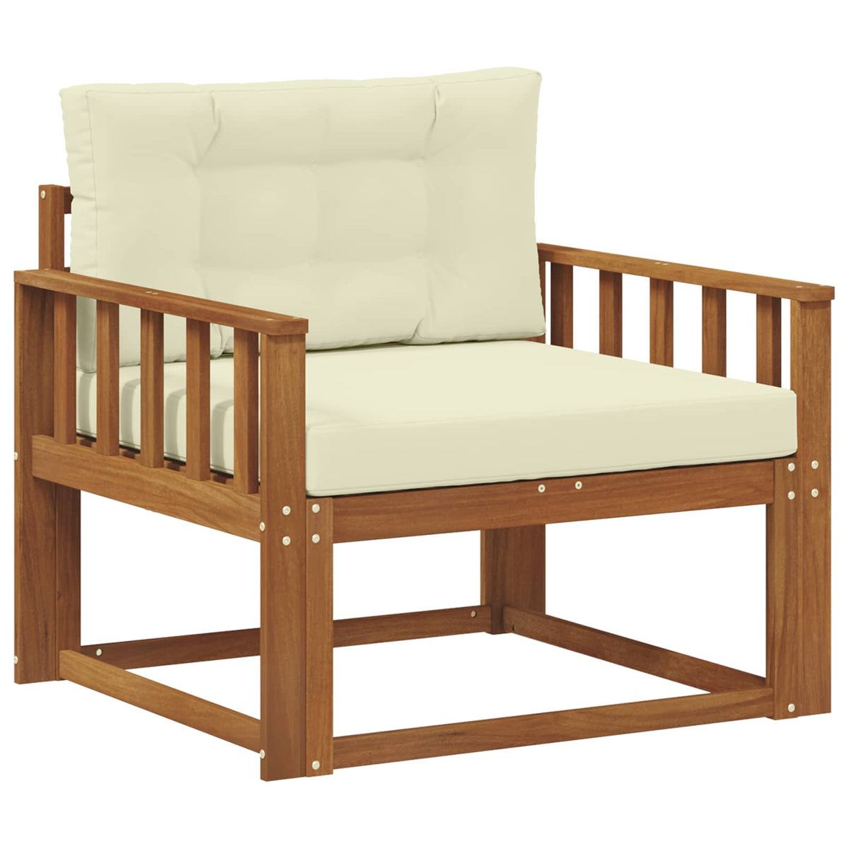 Udendørs Mellem Sofa Naturfarvet