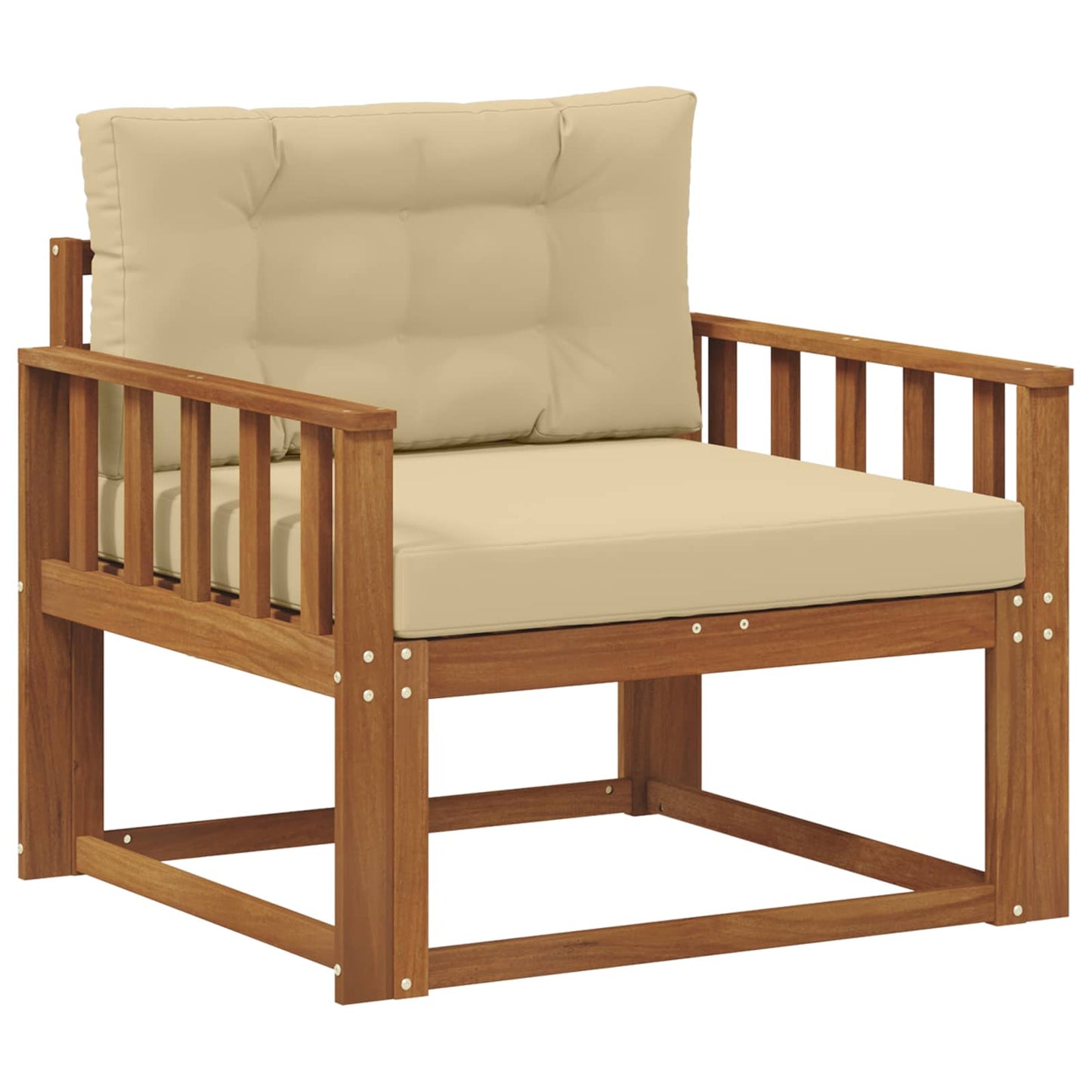 Udendørs Mellem Sofa Naturfarvet